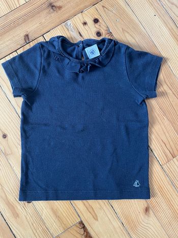 Tee-shirt marine Petit Bateau 5 ans