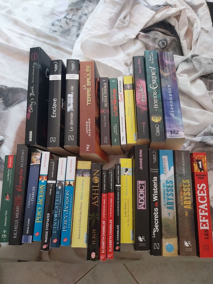 Lot 28 romans Fantastiques Dystopiques Adolescents Fantasy Romantasy Magie Young Adult New Adult