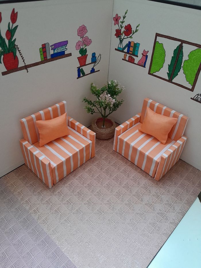 Lot de 2 fauteuils pour barbie - photo numéro 3