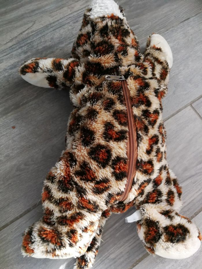 Peluche léoprad range pyjama - photo numéro 2