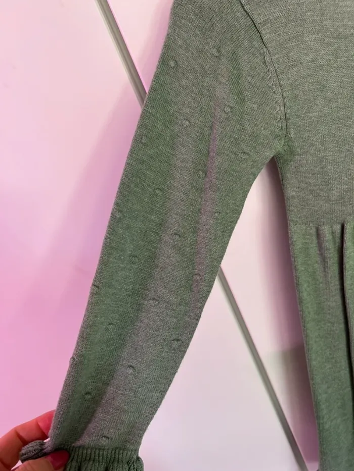 Robe verte avec pois fille Primark 92cm 18-24mois - photo numéro 3