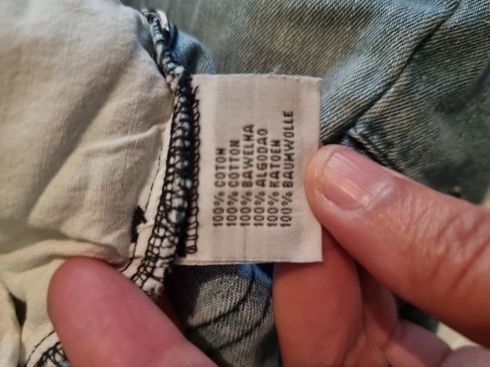 Mini-short en jean Pastille menthe - photo numéro 4