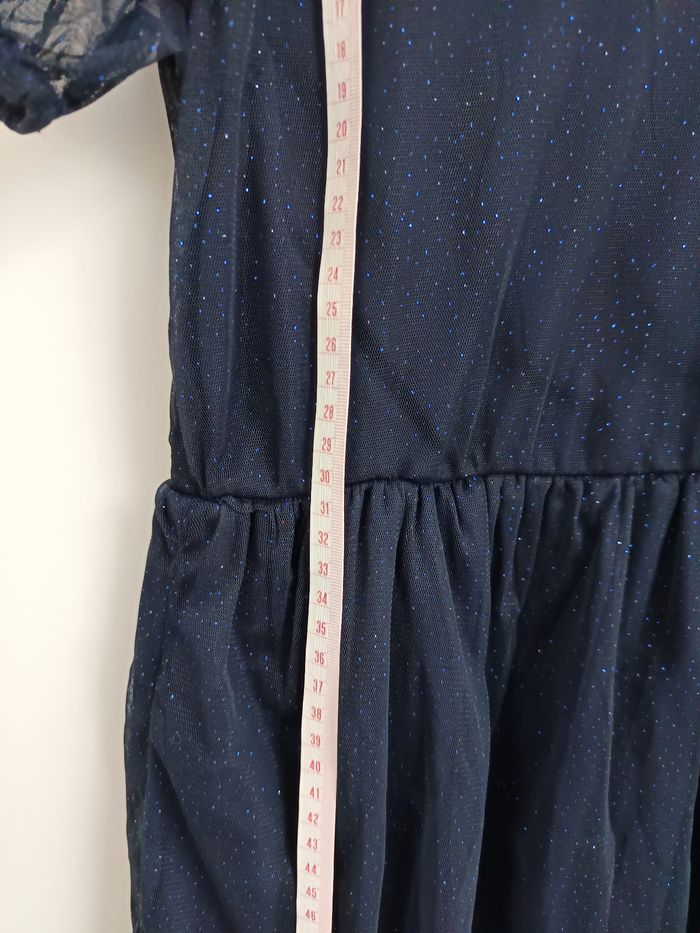 Robe bleu marine Tissaia 6/7 ans – Tulle pailleté 👗 - photo numéro 8