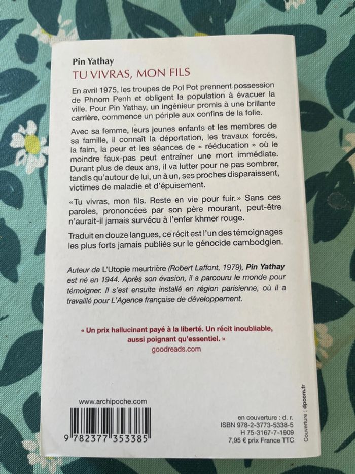 Livre Tu vivras mon fils - photo numéro 2