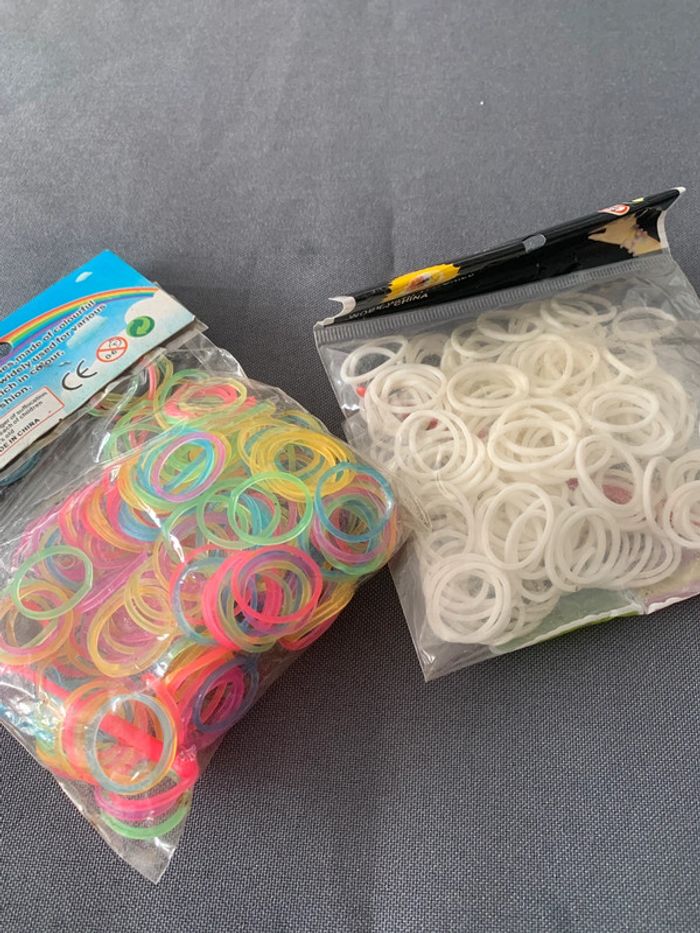 Sachet élastiques Loom Bands bracelet 2x200 - photo numéro 2