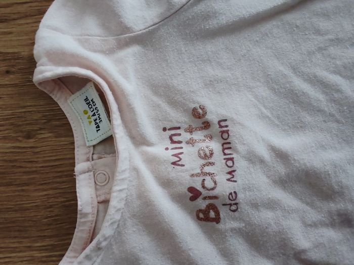 Lot de 2 tee shirts manche longue bébé fille 3 mois - photo numéro 4
