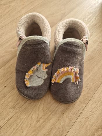 Chaussons licorne