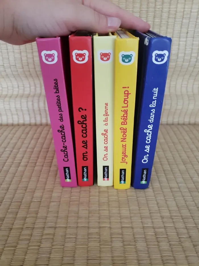 Lot de 5 livres bébés petit Nathan - photo numéro 2