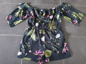 Combi short fleuri Atmosphere