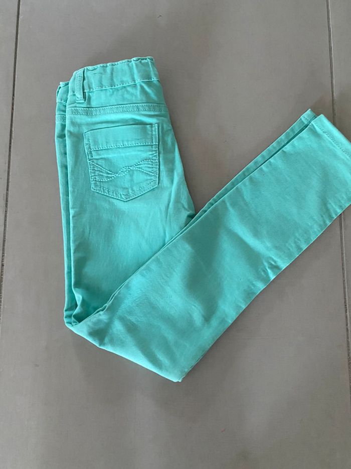 Jeans Urban Star vert turquoise taille 12 ans neuf sans étiquette - photo numéro 11