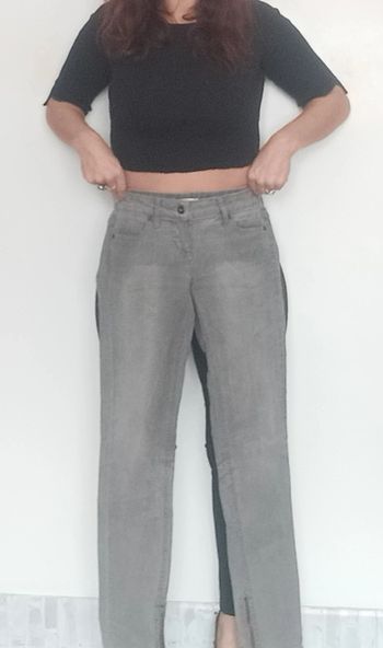 Jean slim skinny gris Mango taille 36
