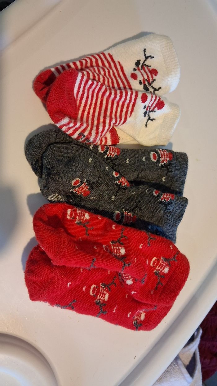 Lot chaussettes Noël 17/18 - photo numéro 2