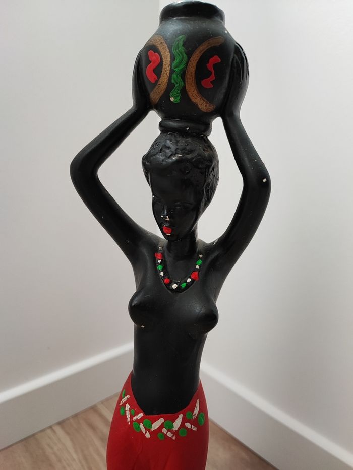 Figurine africain en plâtre - photo numéro 4