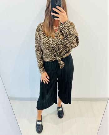 🌸Pantacourt plissé - noir - Kiabi 🌸