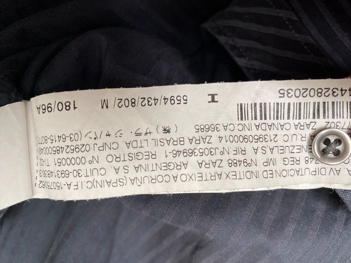 Chemise manches longues M Zara - photo numéro 4