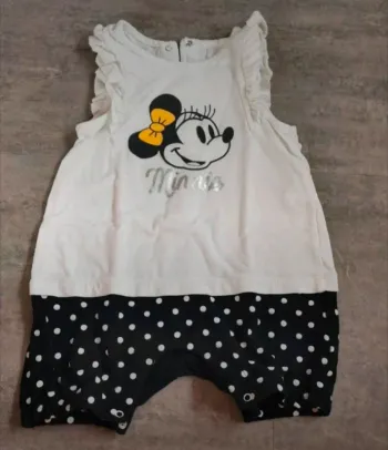 Combishort bébé fille 12 mois Minnie NEUVE