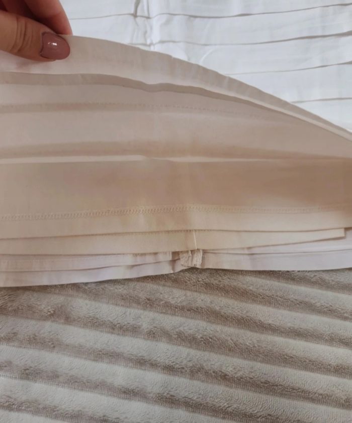 Jupe courte blanche doublée Gémo – Taille 40 – Très bon état - photo numéro 3