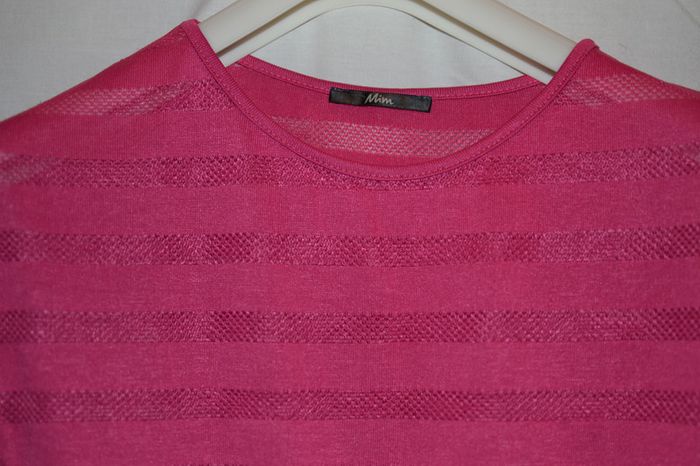 tee-shirt rose fushia - photo numéro 2