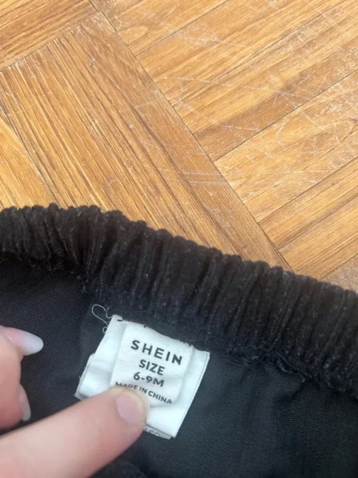 Pantalon noir 6-9 mois SHEIN - photo numéro 3
