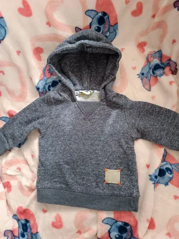 Pull a capuche tape a l'oeil taille 12 mois
