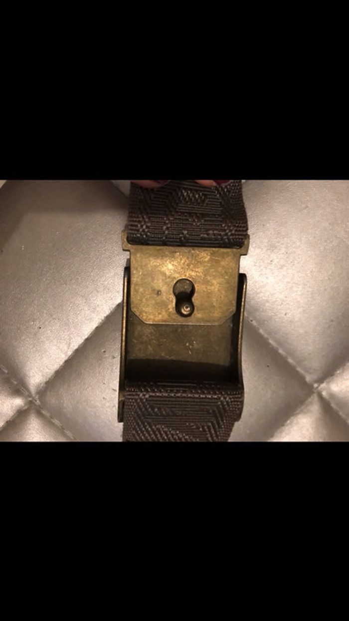 Ceinture kaki boucle dorée - photo numéro 4