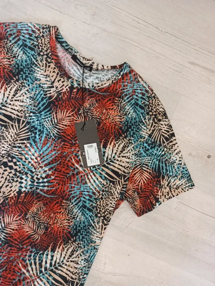 Tee shirt fleuri homme xl - photo numéro 2