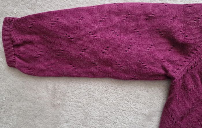 Gilet cassis à boutons décorés - 18M - Sergent Major (TBE) - photo numéro 5