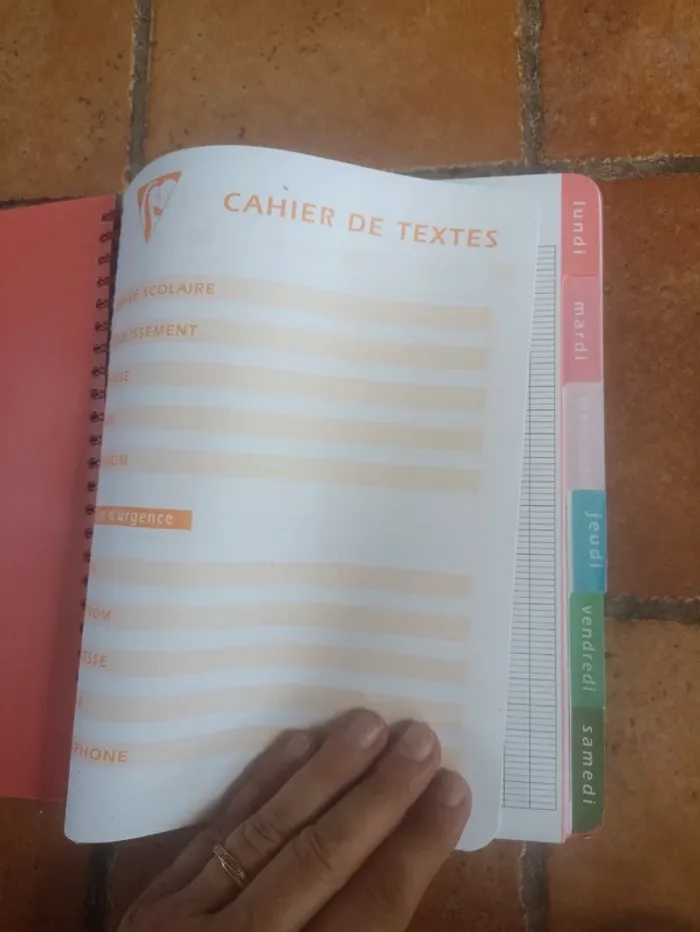 Cahier de texte little marcel - photo numéro 2