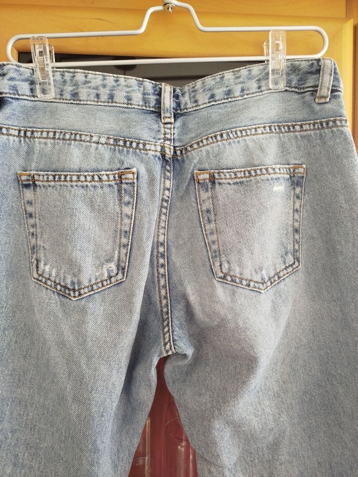 Jean bleu troué évasé taille 36. Pimkie - photo numéro 3