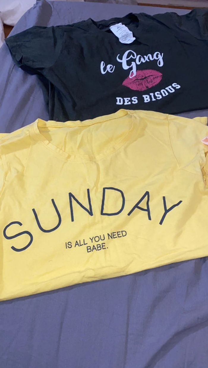 Lot de t-shirt - photo numéro 3