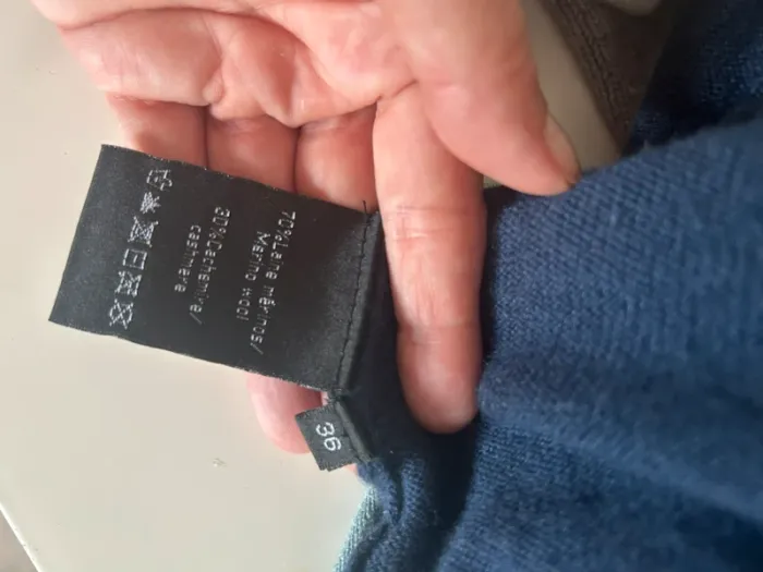 Max & Moi pull bleu Laine et cachemire, taille 36 - photo numéro 8