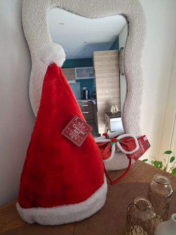 Bonnet et diadème de noël