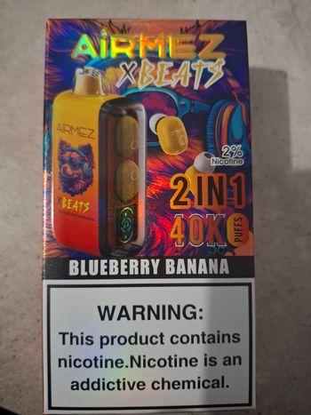 Vape 40 000 avec écouteurs Bluetooth intégré