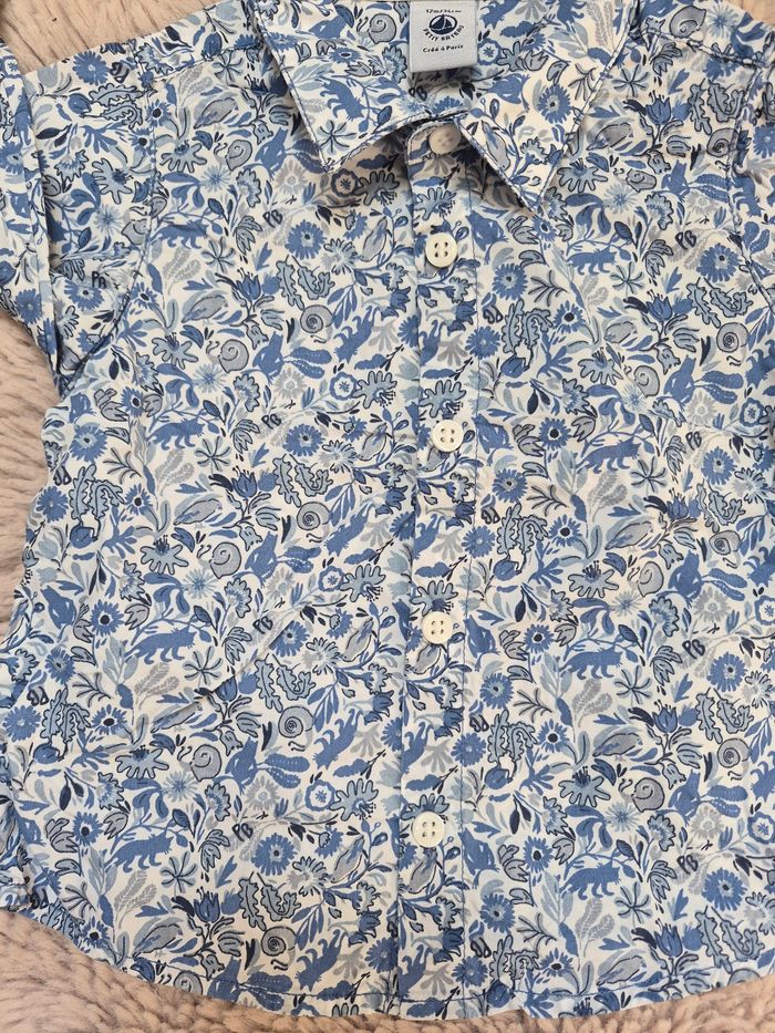 Chemise petit bateau 12 mois 74 cm - photo numéro 3