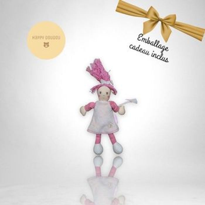 Doudou Peluche poupée Robe fleur Kaloo P13