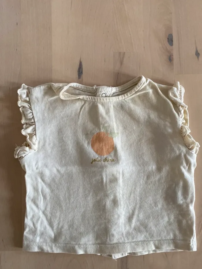 Lot 6 t-shirts - taille 3 mois - photo numéro 9