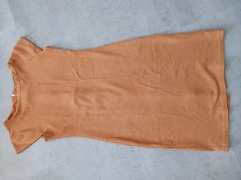 robe manches courte moutarde en suedine Taille 36 Noémie§co