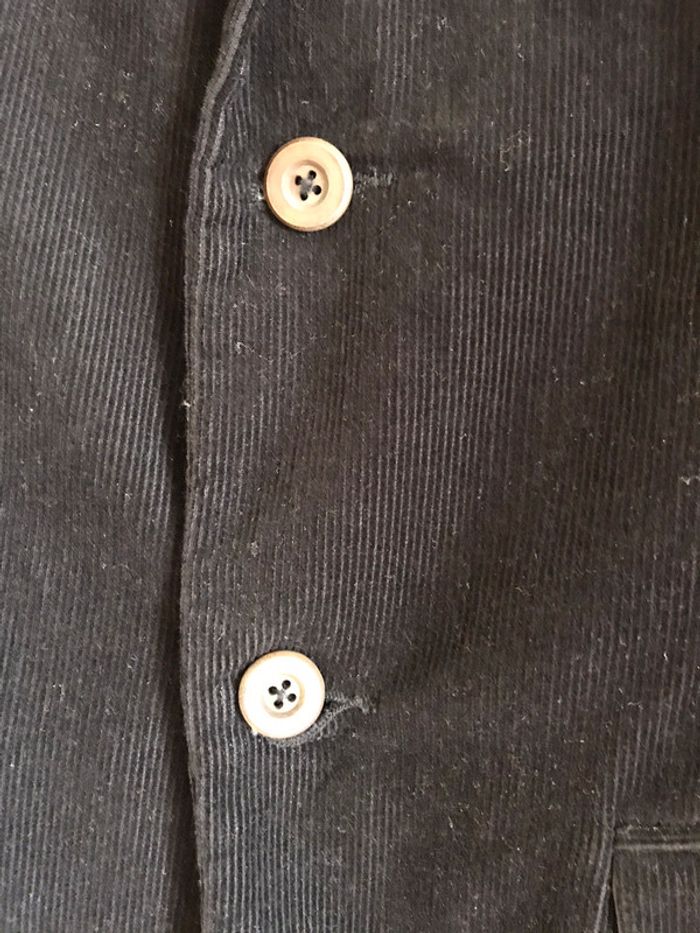 Veste blazer velours noir homme Taille M Celio casual - photo numéro 2