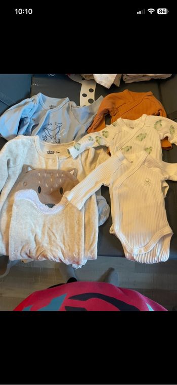 Lot vêtements 1 mois