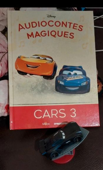 Cars3 collection audiocontes Magiques Disney Altaya audio conte magic livre & figurine