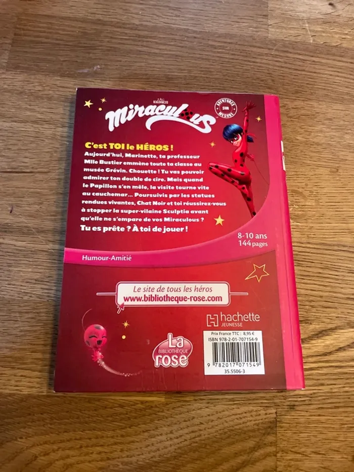 Grand Livre La bibliothèque Rose Miraculous C’est toi le héros - photo numéro 4