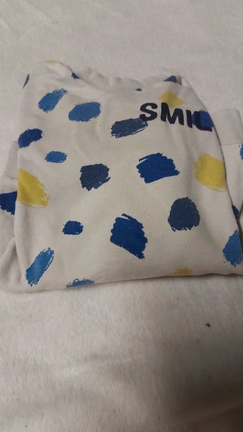 Pull col rond smile garçon