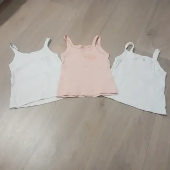 Lot de 3 débardeurs sous vêtements 18-24 mois