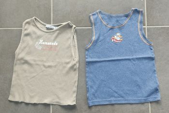 Débardeurs 6 ans Obaibi et Kiabi