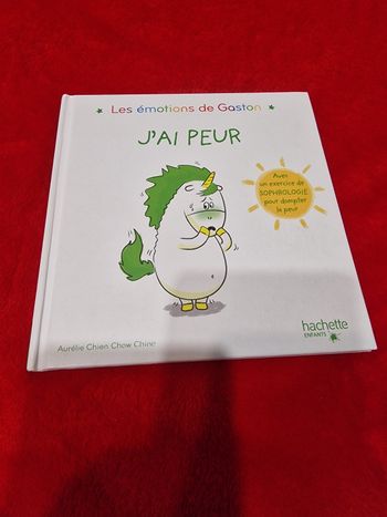 Livre les émotions de Gaston j'ai peur
