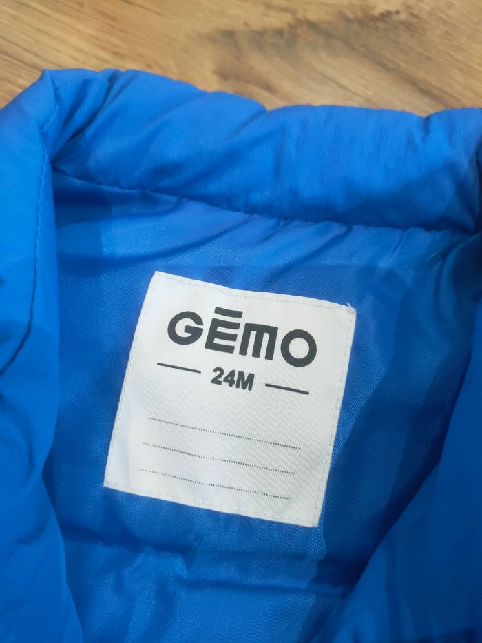 Doudoune sans manche matelassé 24 mois garçon gemo - photo numéro 4