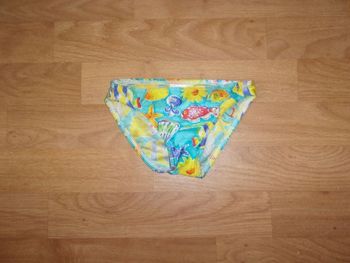 Bas de maillot de bain multicolore bébé fille 2 ans TBE