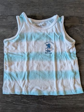 Débardeur rayé beach time