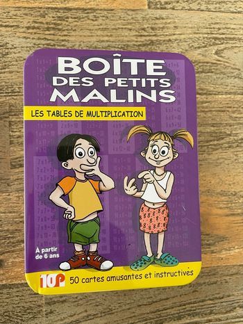Les tables de multiplication - boîte des petits malins
