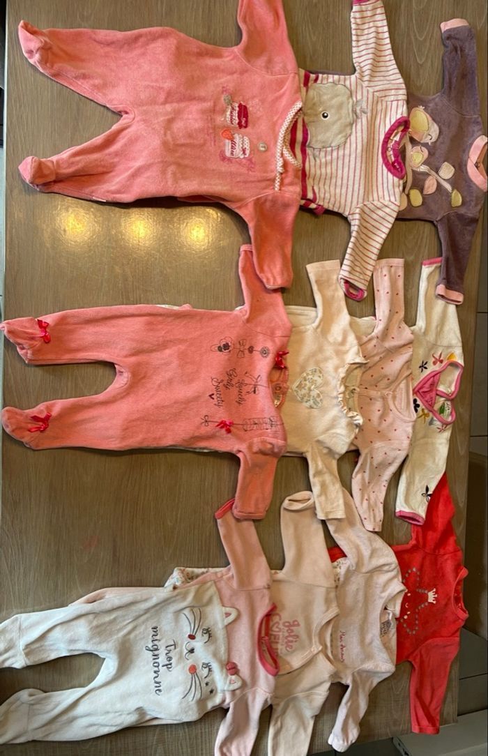 Lots vêtements bébé filles 3 mois - photo numéro 4